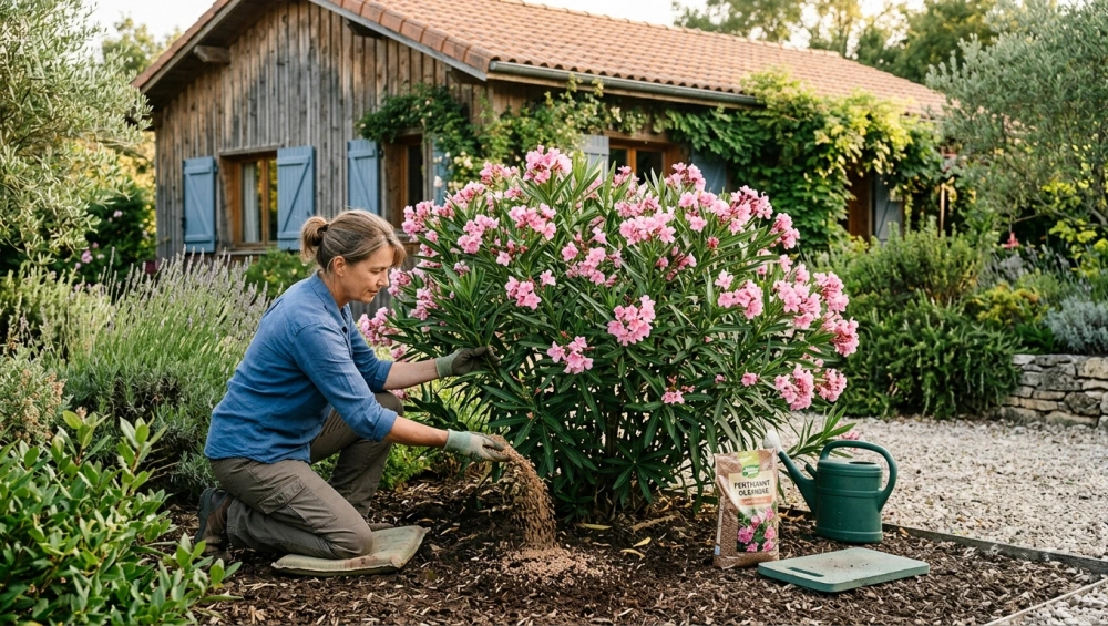 Engrais pour laurier rose : les secrets d’une floraison explosive