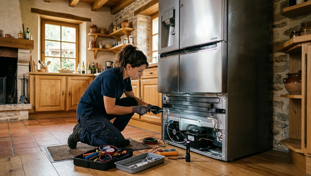 Mon frigo fait du bruit : diagnostic et 7 solutions qui marchent