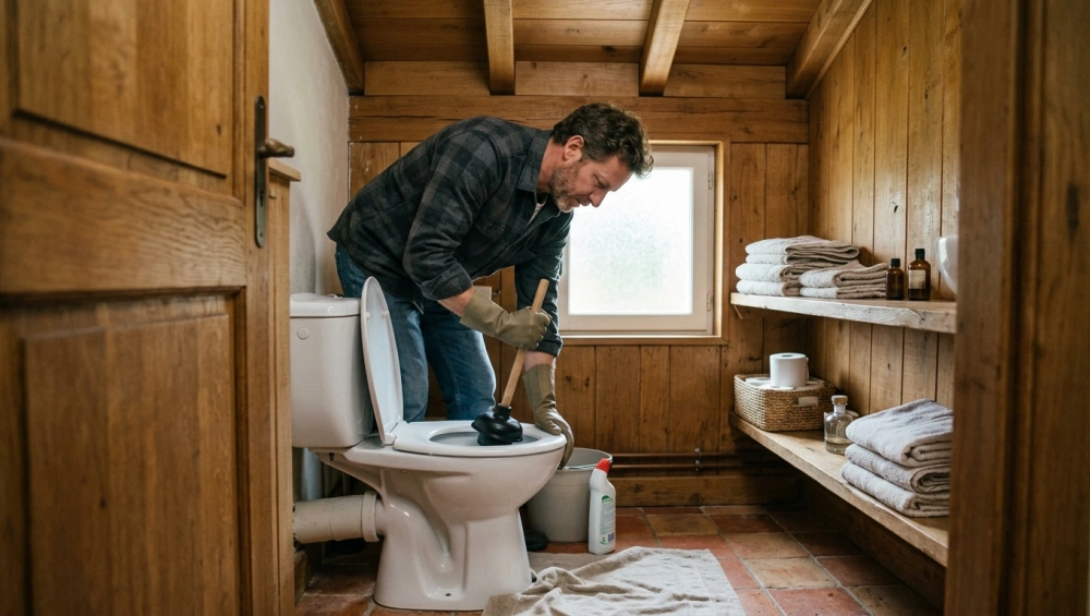 Solution miracle pour déboucher les WC