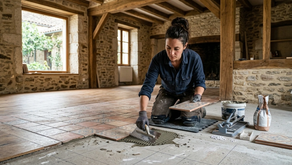 Poser du carrelage sur du carrelage : 7 inconvénients majeurs